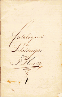 Catalogus van schilderijen van Pieter Maas Czn (1850-11-11)